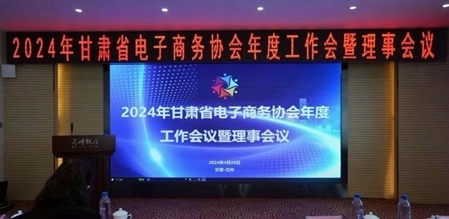 2024年甘肃省电子商务协会年度工作会议暨理事会议在兰召开